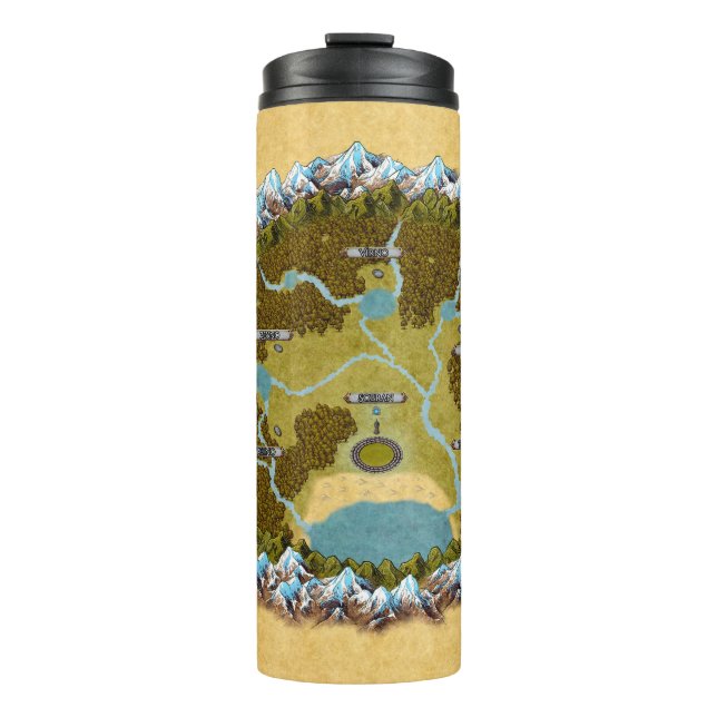 Garrafa Térmica Azhidar Zher (mapa) (Frente)