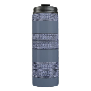 Garrafa Térmica Azul com risca executiva II