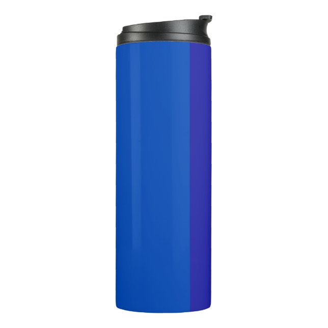 Garrafa Térmica Azul Médio - Azul Forte - Azure Cinzento (Giro à esquerda)