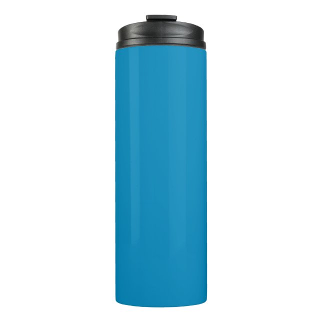 Garrafa Térmica Azul (NCS) (cor sólida) (Frente)
