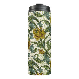 Garrafa Térmica Azulejo Floral de Haste Simples de William Morris