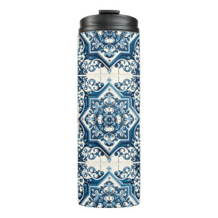 Garrafa Térmica Azulejos do Mediterrâneo, Portugal, Azulejo, Majol