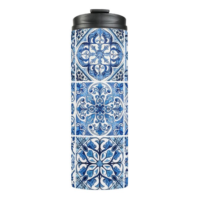 Garrafa Térmica Azulejos do Mediterrâneo, Portugal, Azulejo, Majol (Frente)