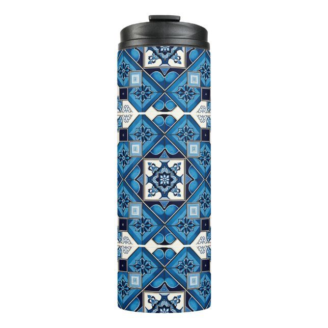 Garrafa Térmica Azulejos do Mediterrâneo, Portugal, Azulejo, Majol (Frente)