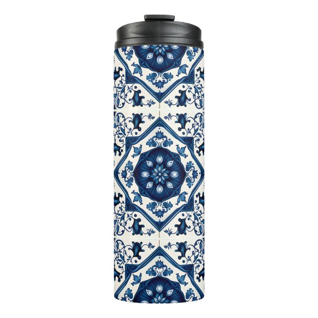 Garrafa Térmica Azulejos do Mediterrâneo, Portugal, Azulejo, Majol (Frente)