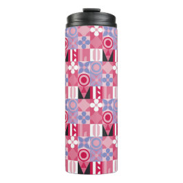 Garrafa Térmica azulejos geométricos