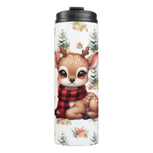 Garrafa Térmica Baby Deer com Xadrez de Buffalo