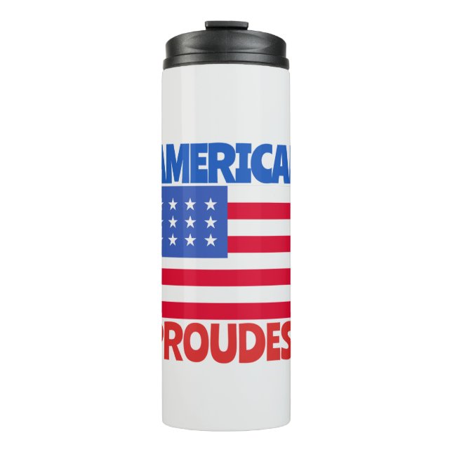 Garrafa Térmica Bandeira Americana (Frente)