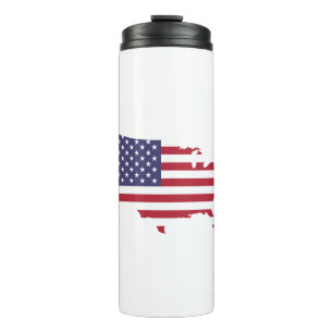 Garrafa Térmica bandeira americana