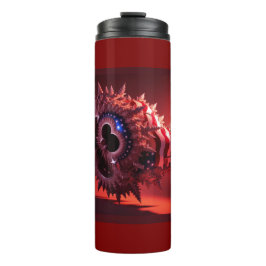 Garrafa Térmica Bandeira Americana Infundida No Tubo Mandelbrot