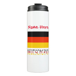 Garrafa Térmica Bandeira da Alemanha Personalizada