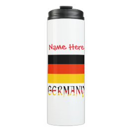Garrafa Térmica Bandeira da Alemanha Personalizada
