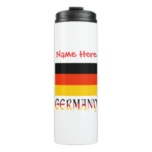 Garrafa Térmica Bandeira da Alemanha Personalizada