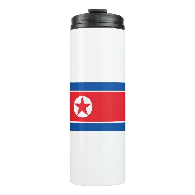 Garrafa Térmica Bandeira da Coreia do Norte (Frente)