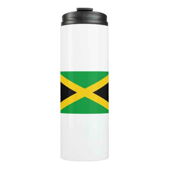 Garrafa Térmica bandeira da Jamaica (Frente)