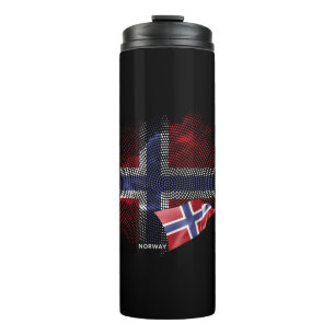 Garrafa Térmica bandeira da Noruega