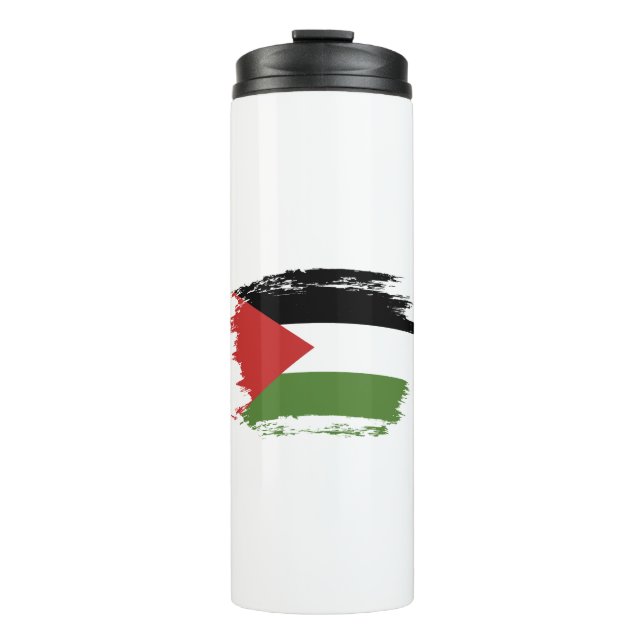 Garrafa Térmica bandeira da Palestina (Frente)