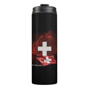 Garrafa Térmica bandeira da Suíça