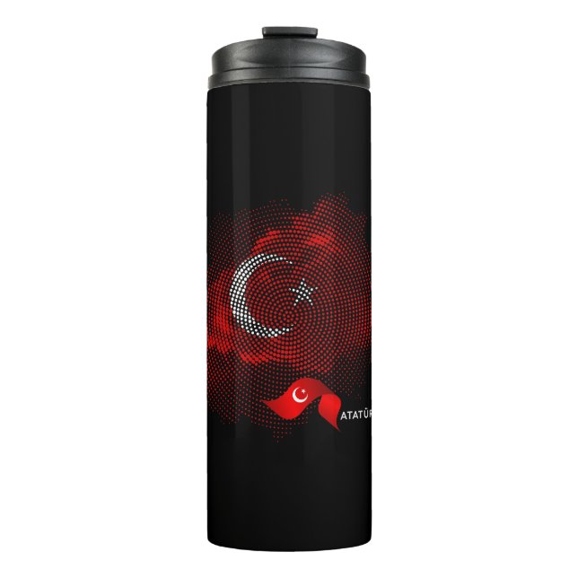 Garrafa Térmica Bandeira da Turquia (Frente)