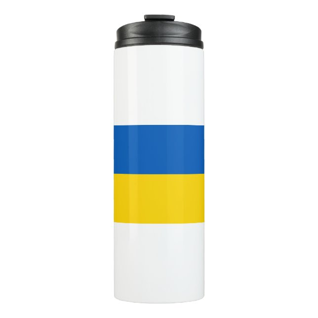 Garrafa Térmica Bandeira da Ucrânia (Frente)