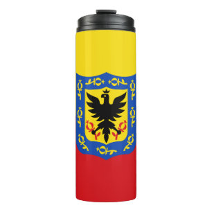 Garrafa Térmica Bandeira de Bogotá, Tumbler Térmico da Colômbia