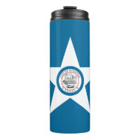 Bandeira de Houston, Texas Thermal Tumbler