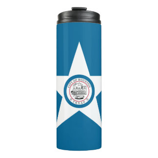 Garrafa Térmica Bandeira de Houston, Texas Thermal Tumbler