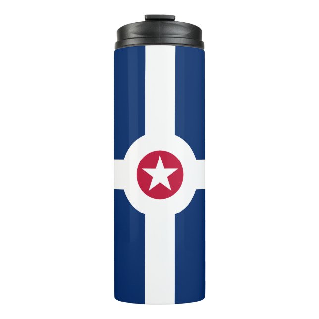 Garrafa Térmica Bandeira de Indianápolis, Indiana Thermal Tumbler (Frente)
