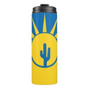 Garrafa Térmica Bandeira de Mesa, Tumbler Térmico de Arizona