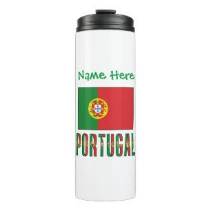 Garrafa Térmica Bandeira de Portugal Personalizada