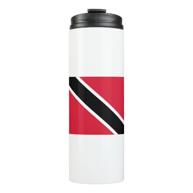 Garrafa Térmica Bandeira de Trinidad e Tobago (Frente)