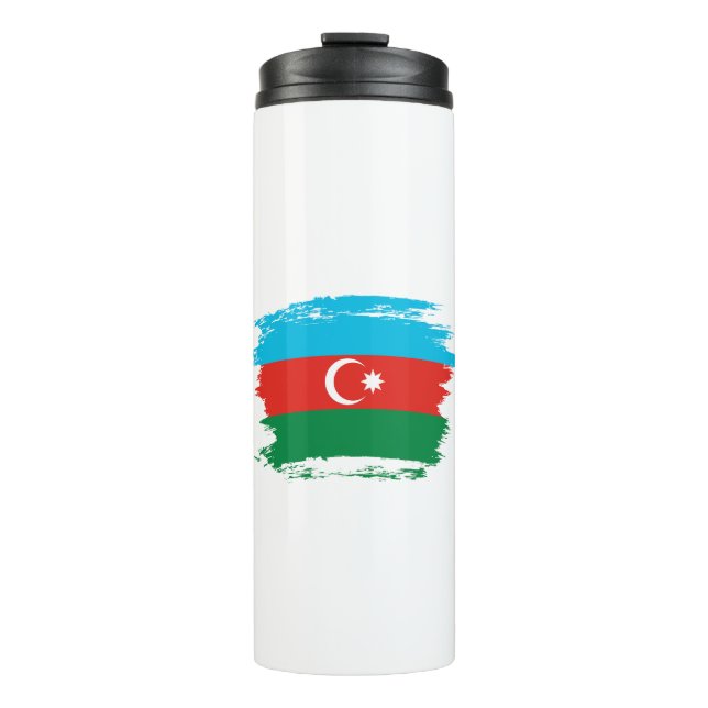Garrafa Térmica Bandeira do Azerbaijão (Frente)