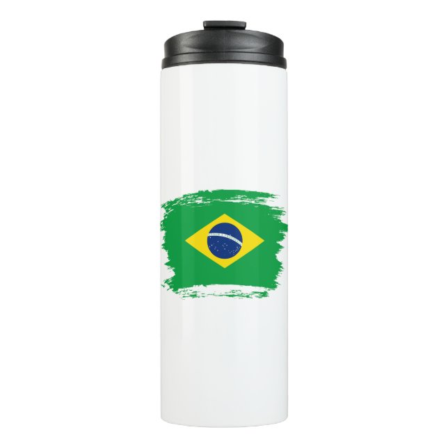 Garrafa Térmica Bandeira do Brasil (Frente)