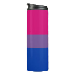 Garrafa Térmica Bandeira do Orgulho Bissexual