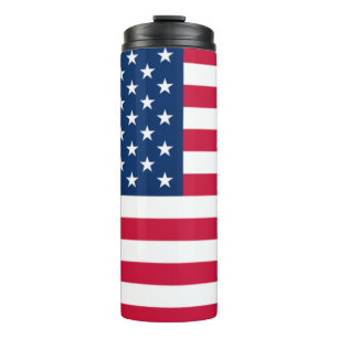 Garrafa Térmica Bandeira dos EUA - Estados Unidos da América - Pa