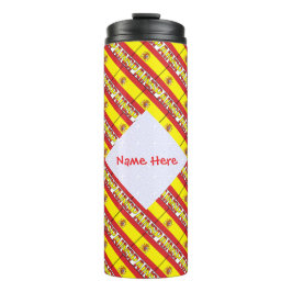 Garrafa Térmica Bandeira em Azulejo Personalizada Espanha