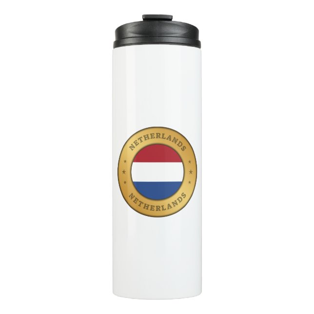 Garrafa Térmica Bandeira Holandesa (Frente)