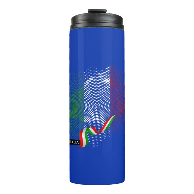 Garrafa Térmica bandeira italiana (Frente)