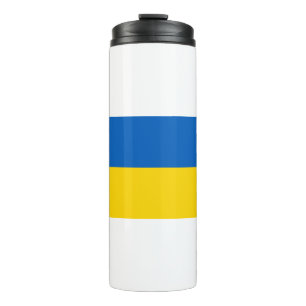 Garrafa Térmica Bandeira Nacional da Ucrânia/к р ї а н а