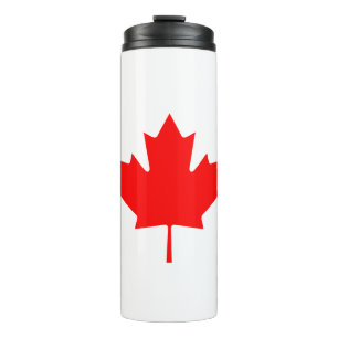 Garrafa Térmica Bandeira Nacional Patriótica do CANADÁ