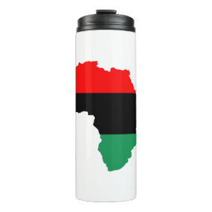 Garrafa Térmica Bandeira pan-africana