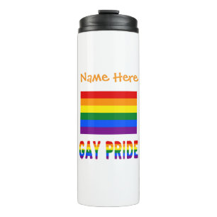 Garrafa Térmica Bandeira Personalizada do Orgulho Gay