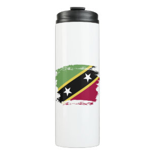 Garrafa Térmica bandeira santo Kitts e Nevis