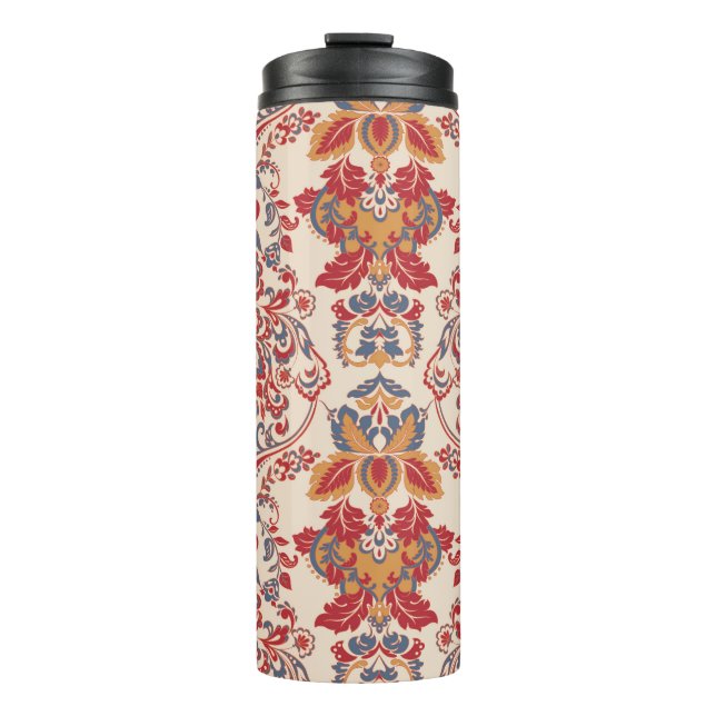 Garrafa Térmica Barroco Floral Vintage Design (Frente)