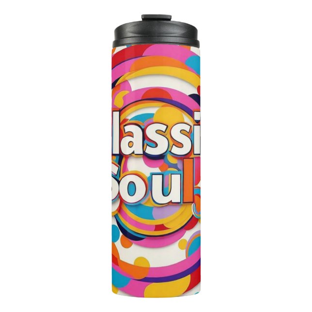 Garrafa Térmica "Batimentos nostálgicos" (Frente)