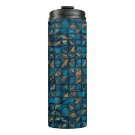 Garrafa Térmica Beautiful Patchwork "Look" in Dark Teal