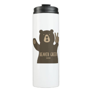 Garrafa Térmica Beaver Creek Colorado Urso da Paz