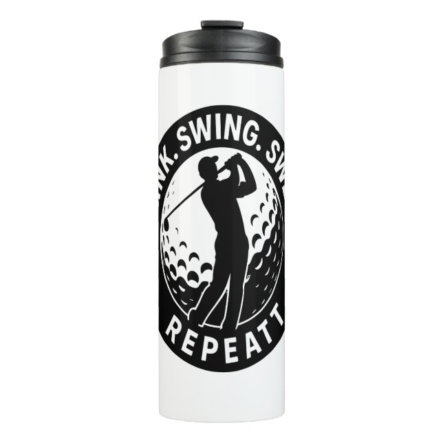 Garrafa Térmica Beber Golfe de Repetição de Suor Swing (Frente)