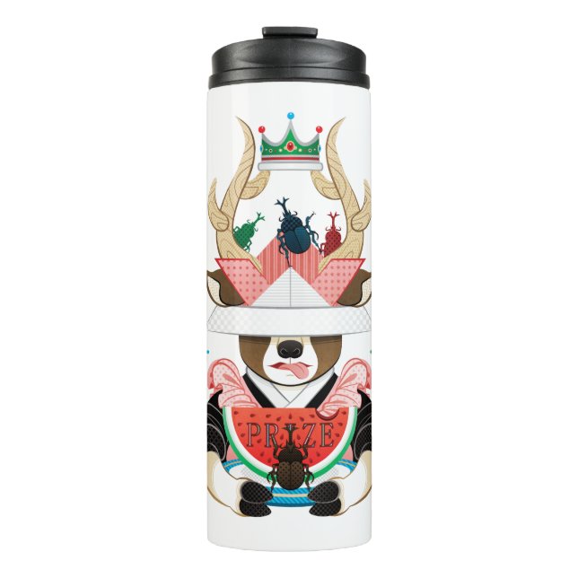 Garrafa Térmica Beetle and watermelon (remake) (Frente)