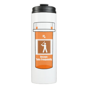 Garrafa Térmica Beisebol É Minha Droga